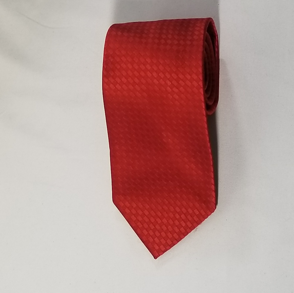 Pierre Cardin Red Tie Mens Necktie